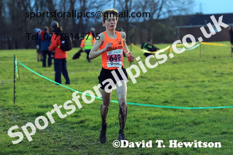 Senior womens 2023 North Eastern Cross Country Champs., Temple Park, South Shields. Photo: David T. Hewitson/Sports for All Pics